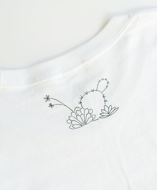 Succulent Babe Tee - Black & White