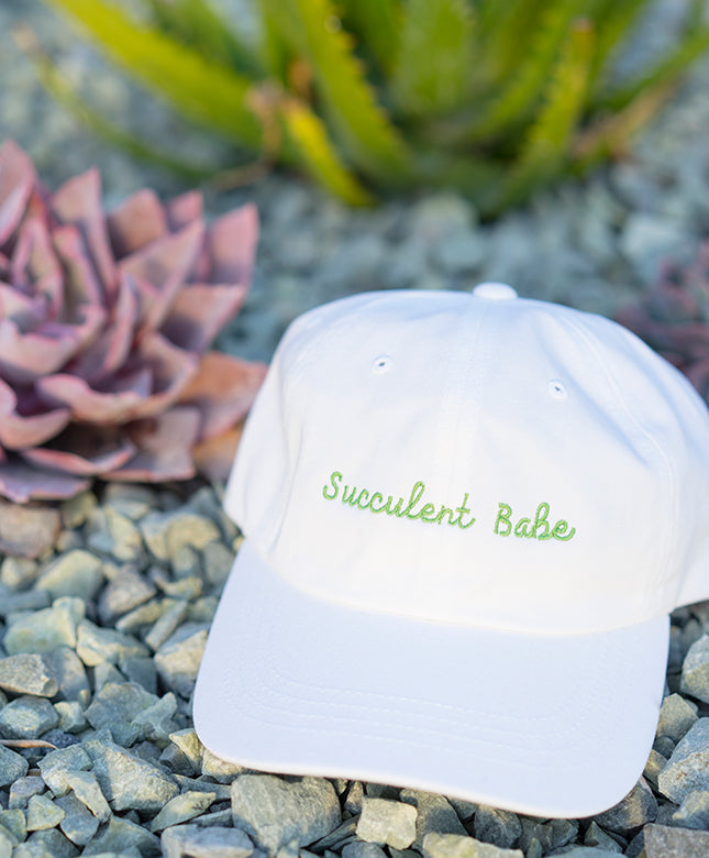 Succulent Babe Hat - White
