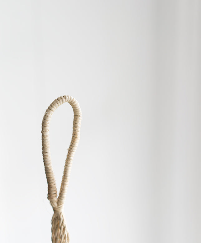 Pom Pom Macrame Hanger
