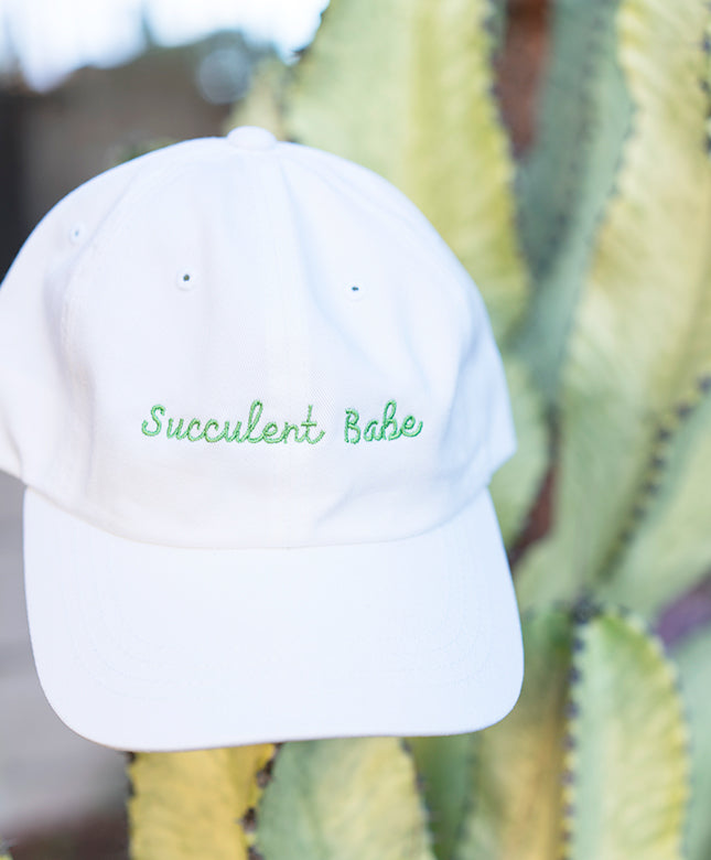 Succulent Babe Hat - White