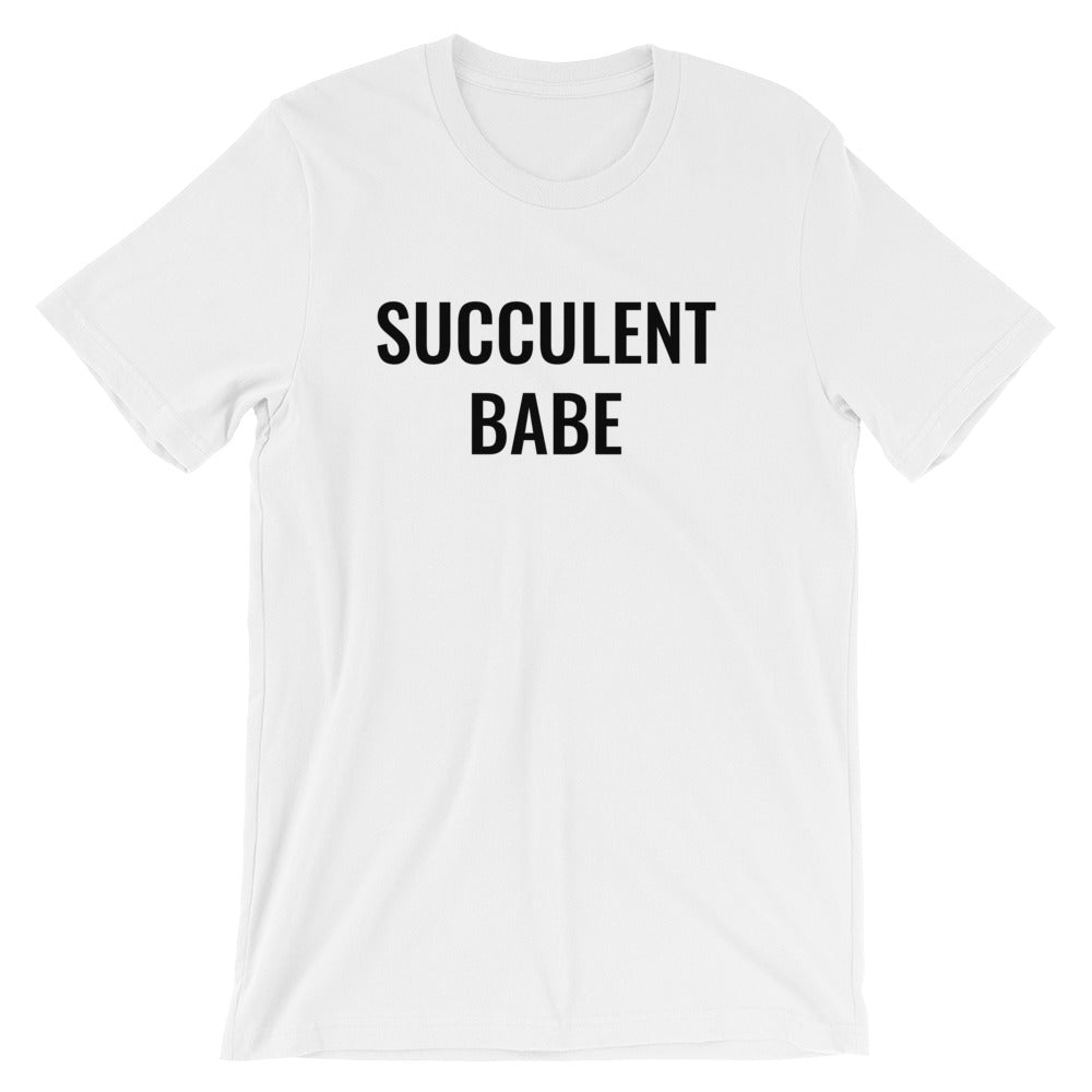 Succulent Babe Tee - Black & White