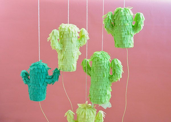 Fun Mini Cactus Piñatas