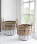 White Bottom Baskets