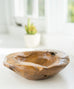 Round Teak Bowl